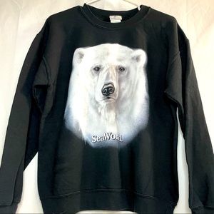 VTG SeaWorld Crew Neck Polar Bear Sweatshirt